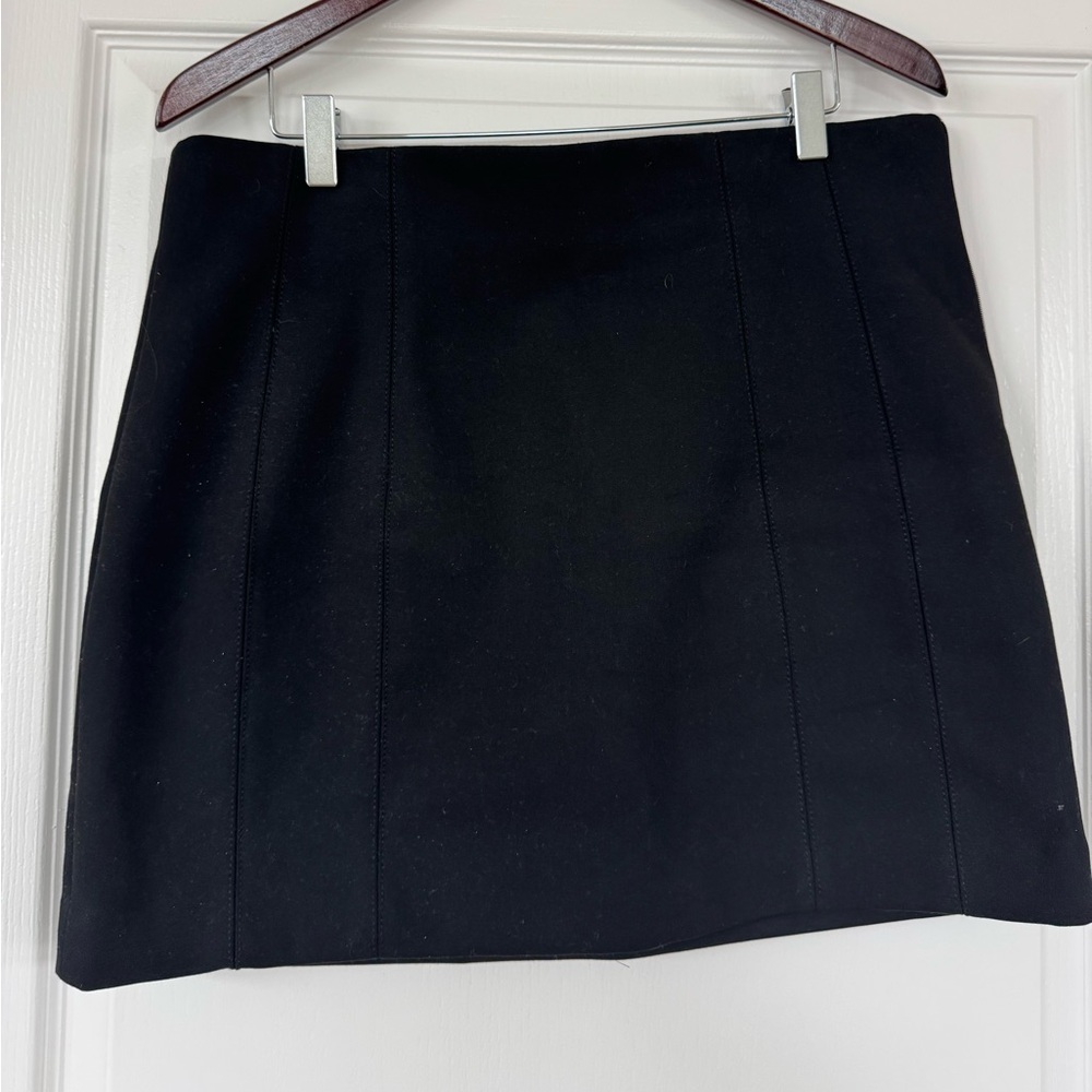 Zara black mini skirt